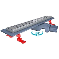 Душевой трап Valtemo Smartline Base VLD-565320 600 мм, 50 боковой выход