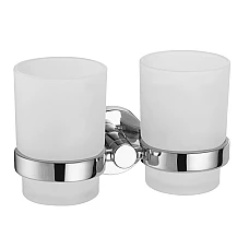 Склянка подвійна Volle RONDA хром