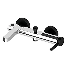 Смеситель для ванны VOLLE MORA 83496 хром/черный