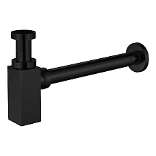 Чорний сифон для умивальника 1 1/4 " Volle 9000.094104