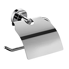 Тримач туалетного паперу Volle RONDA хром з кришкою