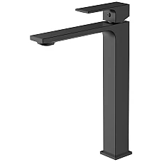 Смеситель для умывальника высокий VOLLE LEON 1511.010204 черный
