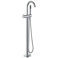 Змішувач для ванни окремостоячий з С-подібним виливом Volle хром