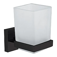 Стакан для зубных щеток Volle CUADRO черный матовый