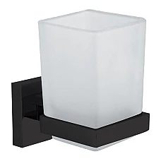 Стакан для зубних щіток Volle CUADRO чорний матовий