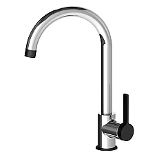 Змішувач для кухні VOLLE MORA 1537.110125 хром/чорний