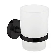 Стакан для зубних щіток Volle RONDA чорний матовий