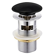 Донний клапан click clack 1 1/4" VOLLE 9000.104404 чорний матовий