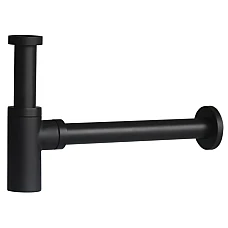 Чорний сифон для умивальника 1 1/4 " Volle 9000.094204