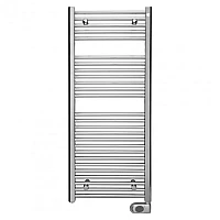 Полотенцесушитель хромированный Zehnder Aura 1300x500 электрический
