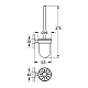 Йоржик для унітазу Grohe Essentials Cube 40513001