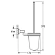 Йоржик для унітазу Grohe Essentials Authentic 40658001