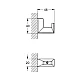 Гачок для халату Grohe Selection Cube 40782000