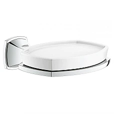 Тримач з керамічної мильницею Grohe Grandera 40628000 хром