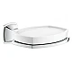 Держатель с керамической мыльницей Grohe Grandera 40628000 хром