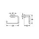 Тримач для туалетного паперу Grohe Essentials Cube 40507001 хром