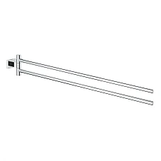 Рушникотримач подвійний Grohe Essentials Сube 44 см 40624001 хром