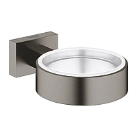 Тримач для склянки або мильниці GROHE Essentials Cube, графіт матовий, 40508AL1