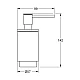 Дозатор рідкого мила Grohe Selection 41218KF0 чорний матовий