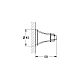 Крючок двойной Grohe Grandera 40631000 хром