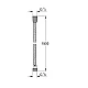 Душовий шланг GROHE RELEXAFLEX METAL 28105000