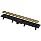 Душовий трап Alca Plast  APZ10BLACK-950BRASS SIMPLE 950 мм