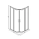 Душова кабіна AM.PM Bliss Round 3/4 W56G-301-090MT 90x90 прозоре скло