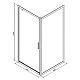 Душевая кабина AM.PM Like Square W80G-303-090MT 90x90 прозрачное стекло