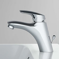 Змішувач для умивальника AM.PM Bliss L F5382164 з донним клапаном