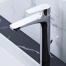 Змішувач для умивальника, високий з донним клапаном F90E92200 AM.PM Gem