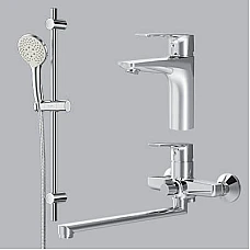 Набір змішувачів для ванни AM.PM Gem 90E02100 + F90E90000 + F0190000