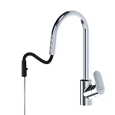 Високий змішувач для кухні з витяжним виливом AM.PM Like F8012000 