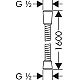 Шланг душевой HANSGROHE Sensoflex 28136000