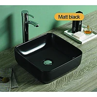 Умивальник на стільницю (чаша) VOLLE 13-01MBlack-035