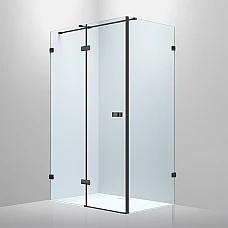 Душевая кабина VOLLE De la Noche 10-40-195L-black (левая)