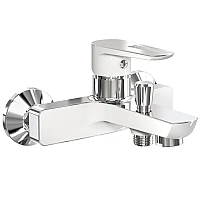Змішувач для ванни IMPRESE BRECLAV 10245W хром/білий