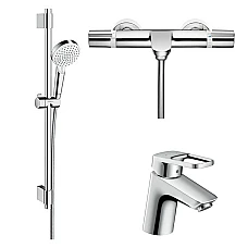 Набір змішувачів HANSGROHE Logis Loop 71150000 + 15348000 + 27353400
