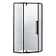 Душова кабіна EGER A LÁNY 599-552/1 Black 90x90