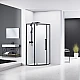 Душова кабіна EGER A LÁNY 599-552/1 Black 90x90