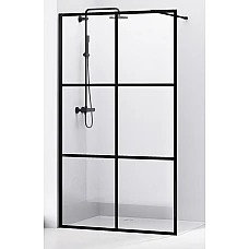 Душевая перегородка VOLLE Malla Negra 18-08-120black set