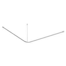 Карниз для душової штори Kolo Lehnen Concept L63101000 кутовий 90 cм