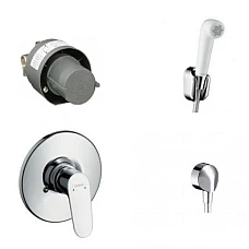 Набір для гігієнічного душу HANSGROHE PORTER 32127111 хром/білий