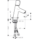 Змішувач для раковини HANSGROHE TALIS SELECT S 72049900 