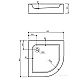Душовий піддон Kolo Standard Plus 90x90 XBN1490000