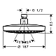 Верхній душ HANSGROHE Croma Select S 26522400