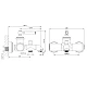 Смеситель для ванны IMPRESE HYDRANT ZMK031806040