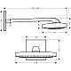 Верхний душ HANSGROHE Raindance Select E 26468400