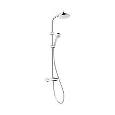 Душевая система HANSGROHE MyClub 180 Showerpipe 26735400 белый/хром