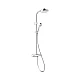 Душевая система HANSGROHE MyClub 180 Showerpipe 26735400 белый/хром