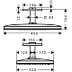 Верхній душ HANSGROHE RAINMAKER SELECT 24004400 білий/хром